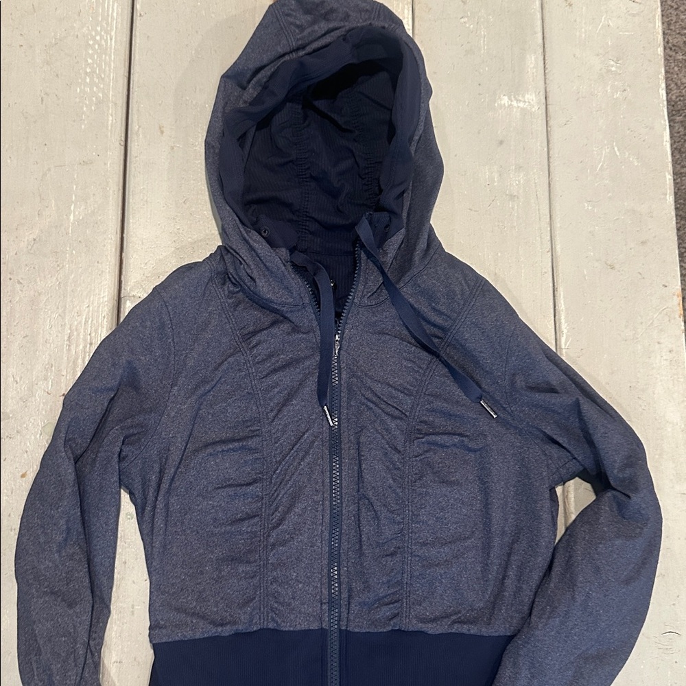 Lululemon Dance Studio Jacket III Inkwell Navy Reversible sz 6 - Picture 7 of 8